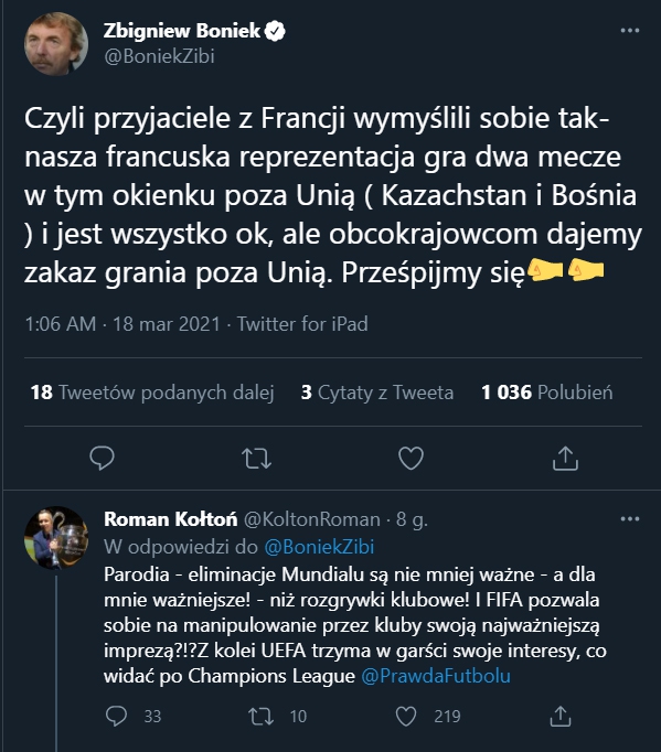 TWEET Zbigniewa Bońka po decyzji ws. Milika!